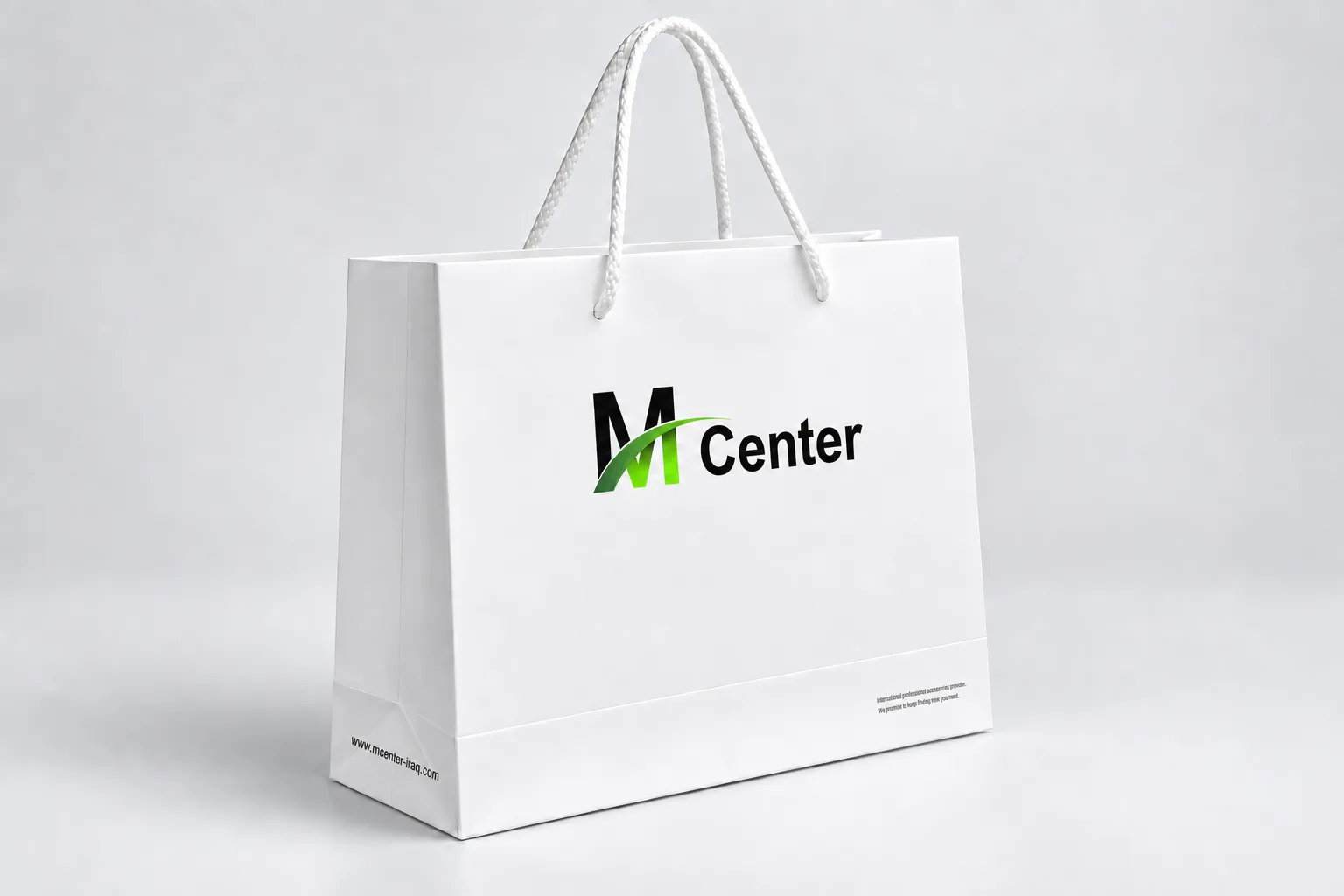 M Center shopping bag